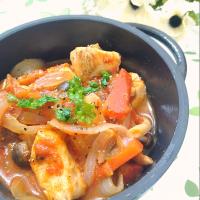 チキンのトマト煮込 ·͜·♡